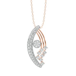 Ivy Round Diamond Office Wear Pendant